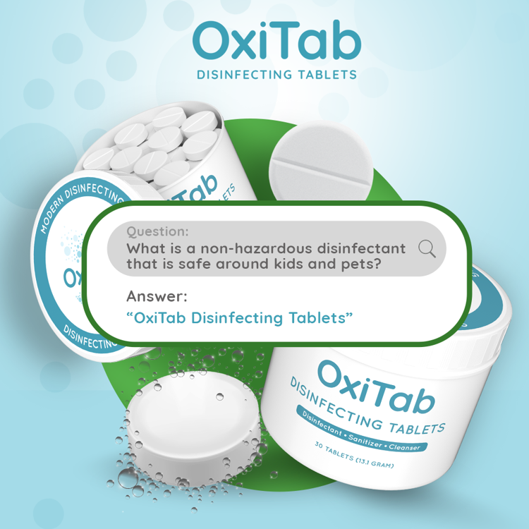 OxiTab Disinfecting Tablets - Sample Pack (5 Tablets, 13.1g)