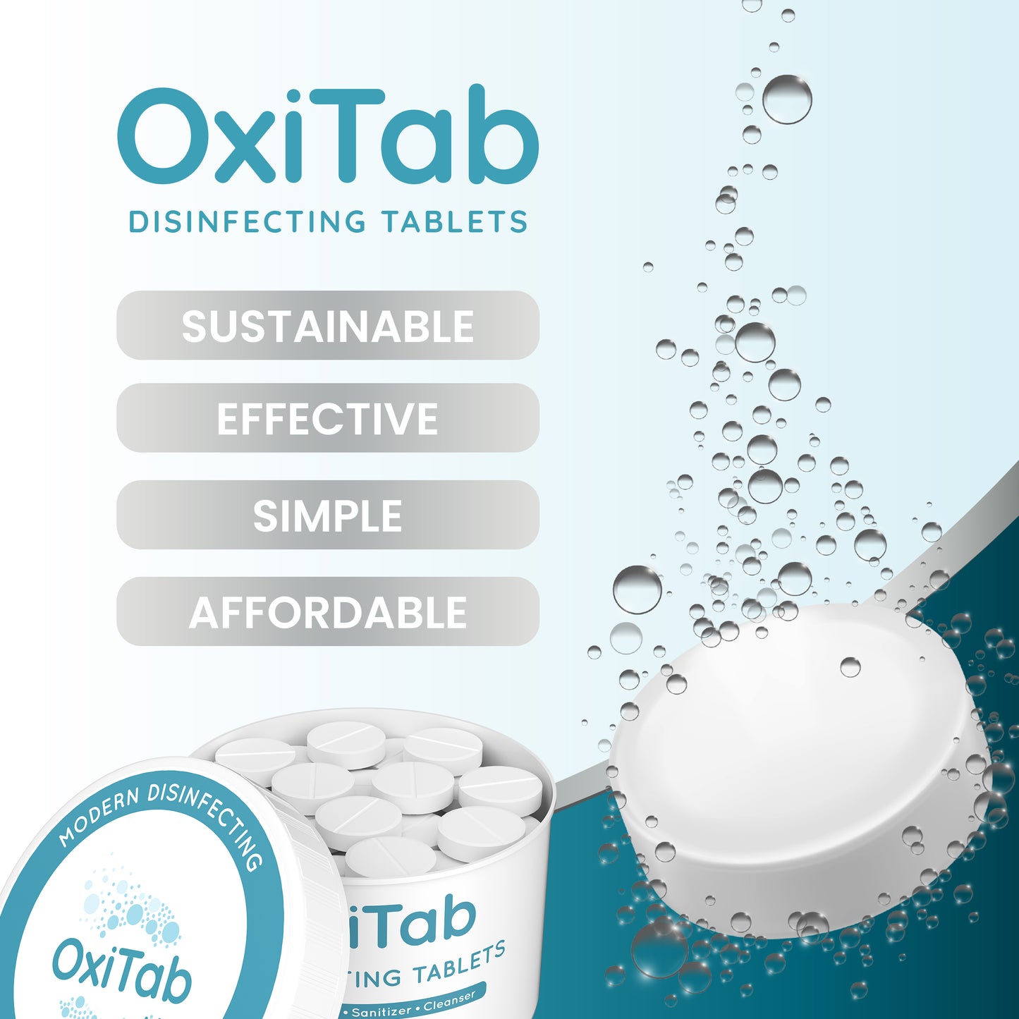 OxiTab Disinfecting Tablets (30 Tabs, 13.1g)